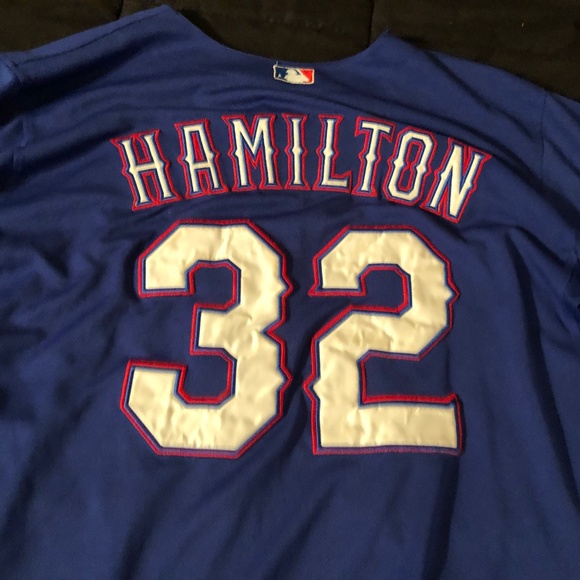 Vintage  MLB Texas Rangers Authentic Majestic Jersey sz 44 - Picture 12 of 13